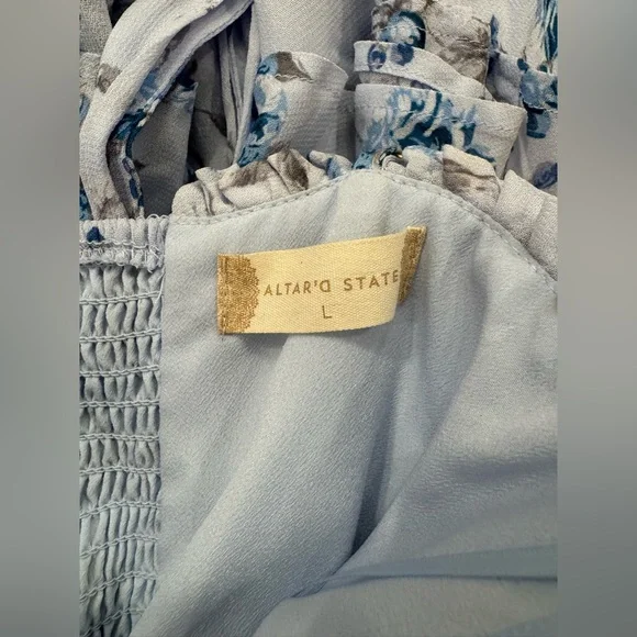 Altar'd State Light Blue Floral Dress - Picture 9 of 9